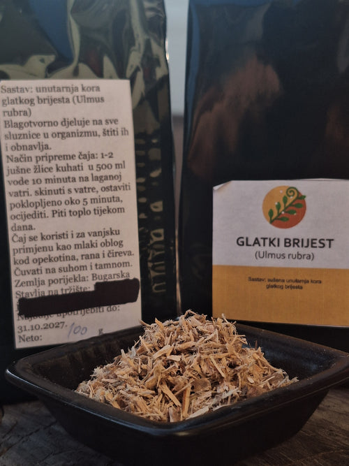 Glatki brijest - unutrašnja kora, biljni čaj